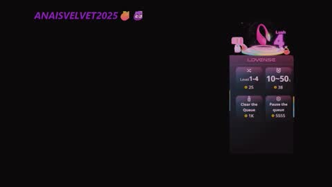 anaisvelvet2025 online show from October 2025 10:13:02 AM