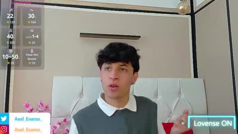 Axel Evanss online show from October 2025 01:00:02 PM