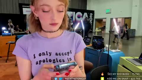 Snapshot of beckthetongue chatting on June 2026 07:52:02 PM Beck the tongue online show from June 2026 07:52:02 PM