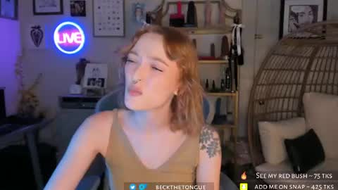 Snapshot of beckthetongue chatting on July 2026 03:23:01 AM Beck the tongue online show from July 2026 03:23:01 AM