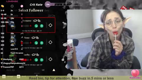 Bex Black online show from February 2026 04:01:01 PM