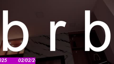 Bonnie Luxury online show from February 2025 08:13:02 AM