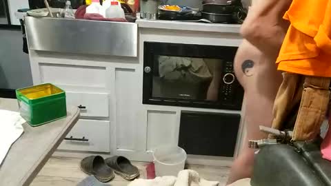 Snapshot of brushsquach chatting on October 2025 06:04:01 AM Steve... aka SkinnieDippin aka TimberTramp online show from October 2025 06:04:01 AM