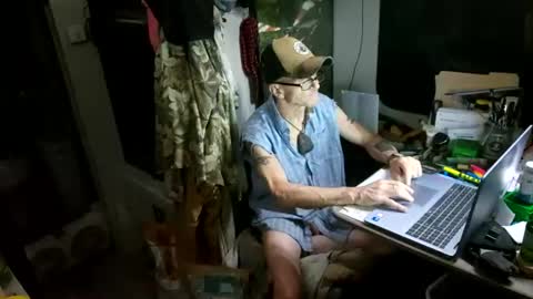 Steve... aka SkinnieDippin aka TimberTramp online show from June 2026 04:26:02 AM