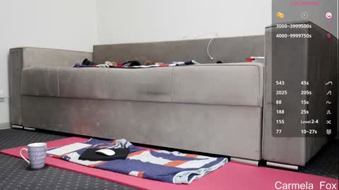 Snapshot of carmela_fox chatting on October 2025 09:02:01 AM Carmela online show from October 2025 09:02:01 AM