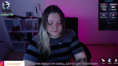 Snapshot of destroyall420 chatting on February 2025 03:32:02 AM Lola Bdsm and fries online show from February 2025 03:32:02 AM