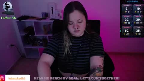 Snapshot of destroyall420 chatting on February 2025 06:43:02 AM Lola Bdsm and fries online show from February 2025 06:43:02 AM
