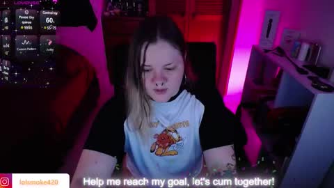Snapshot of destroyall420 chatting on February 2025 07:23:02 AM Lola Bdsm and fries online show from February 2025 07:23:02 AM