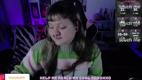 Snapshot of destroyall420 chatting on May 2026 02:46:02 PM Lola Bdsm and fries online show from May 2026 02:46:02 PM