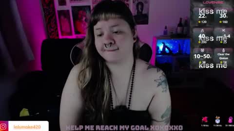 Snapshot of destroyall420 chatting on June 2026 09:51:01 AM Lola Bdsm and fries online show from June 2026 09:51:01 AM