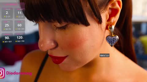 Snapshot of diodoramag chatting on January 2025 08:07:02 AM Diodora Magenta online show from January 2025 08:07:02 AM