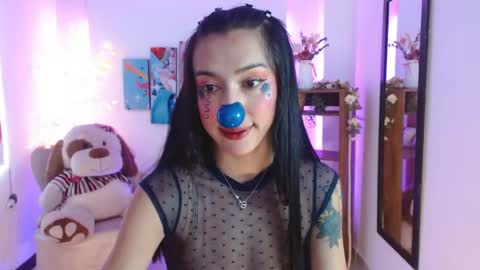 Snapshot of dolceclown66 chatting on June 2026 11:56:02 AM Fiorella Clown online show from June 2026 11:56:02 AM