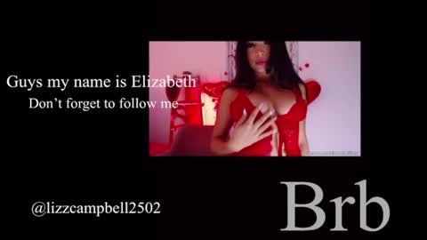 Snapshot of elizabethcampbell chatting on September 2025 12:58:02 AM Lizzy online show from September 2025 12:58:02 AM
