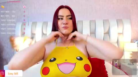 Snapshot of emily_hill___ chatting on February 2025 09:09:01 PM EMILY Monday 5-2 am From Tuesday to Friday5-1 am Colombia time online show from February 2025 09:09:01 PM