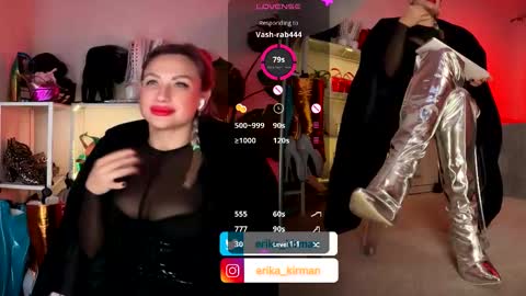 Erika      online show from January 2026 01:04:01 PM