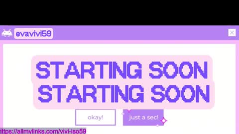 Snapshot of evavivi59 chatting on October 2025 04:32:01 AM Vivi online show from October 2025 04:32:01 AM