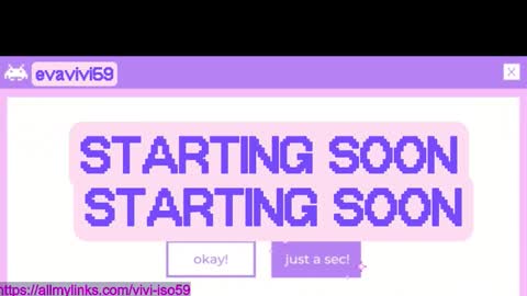 Snapshot of evavivi59 chatting on October 2025 03:42:02 AM Vivi online show from October 2025 03:42:02 AM