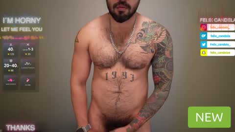 Snapshot of felix_candela chatting on May 2026 06:13:01 PM Felix Candela online show from May 2026 06:13:01 PM