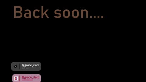 Grace clarc online show from March 2026 03:05:01 PM