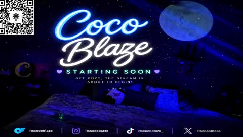 CoCo Blaze online show from June 2026 09:56:02 PM