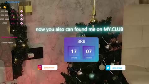 your kitty JANE roawww online show from December 2024 11:18:01 AM