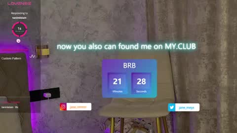 your kitty JANE roawww online show from January 2025 08:13:02 AM