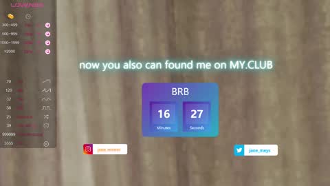 your kitty JANE roawww online show from February 2025 08:17:01 AM