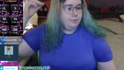 Snapshot of jannet_star chatting on February 2025 10:28:01 AM Jannet online show from February 2025 10:28:01 AM