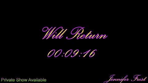 Snapshot of jenniferfrost chatting on April 2026 05:07:01 PM Jenni online show from April 2026 05:07:01 PM