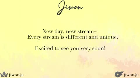 Jiwon online show from April 2026 07:27:02 PM