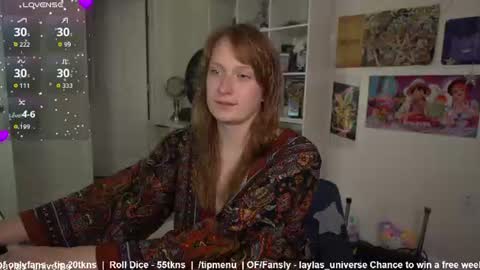 Layla Universe online show from July 2026 11:33:02 PM