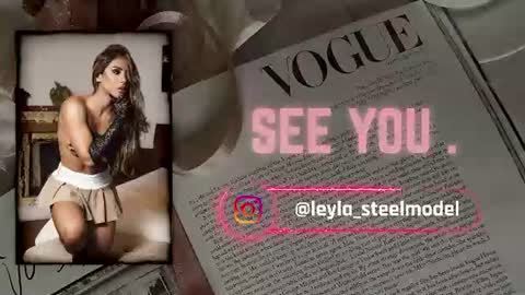 Snapshot of leyla_steel chatting on June 2026 05:25:01 PM INSTA leylasteel model online show from June 2026 05:25:01 PM