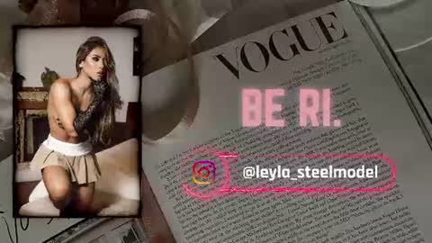 Snapshot of leyla_steel chatting on June 2026 11:52:01 AM INSTA leylasteel model online show from June 2026 11:52:01 AM