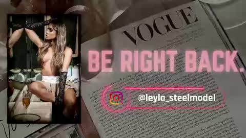 Snapshot of leyla_steel chatting on June 2026 06:36:01 PM INSTA leylasteel model online show from June 2026 06:36:01 PM
