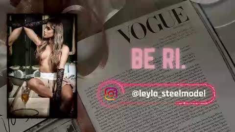 Snapshot of leyla_steel chatting on July 2026 11:38:02 AM INSTA leylasteel model online show from July 2026 11:38:02 AM