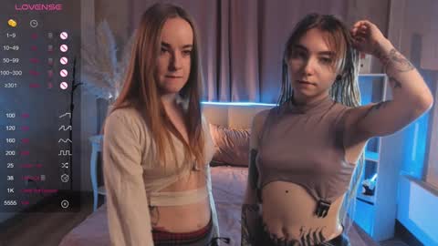 Hello our names are Kate and Alice this is our first day here. online show from January 2025 01:04:02 AM