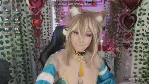 Snapshot of mao_me_meow chatting on May 2026 08:33:02 AM Sasha online show from May 2026 08:33:02 AM