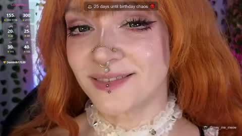 Snapshot of mao_me_meow chatting on May 2026 08:23:02 AM Sasha online show from May 2026 08:23:02 AM