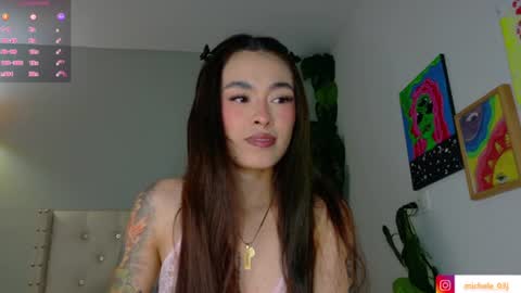 Snapshot of michele_rooss00 chatting on June 2026 04:55:01 AM melannie follow my new page online show from June 2026 04:55:01 AM