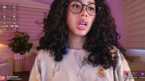 Snapshot of miss_sidney chatting on June 2026 01:03:01 PM Amy Olivera online show from June 2026 01:03:01 PM