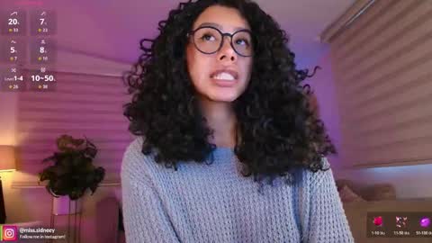 Snapshot of miss_sidney chatting on June 2026 11:54:01 AM Amy Olivera online show from June 2026 11:54:01 AM