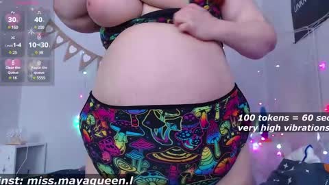 Snapshot of missmayaqueen chatting on February 2025 12:59:01 PM Maya online show from February 2025 12:59:01 PM