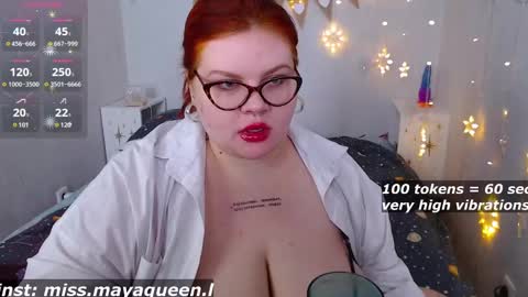 Snapshot of missmayaqueen chatting on February 2025 10:04:02 AM Maya online show from February 2025 10:04:02 AM