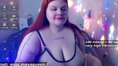 Snapshot of missmayaqueen chatting on February 2025 07:25:02 PM Maya online show from February 2025 07:25:02 PM