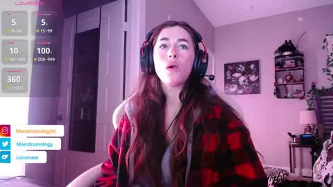 Snapshot of monstrumologist chatting on December 2024 12:19:01 AM Lydia Mooney online show from December 2024 12:19:01 AM