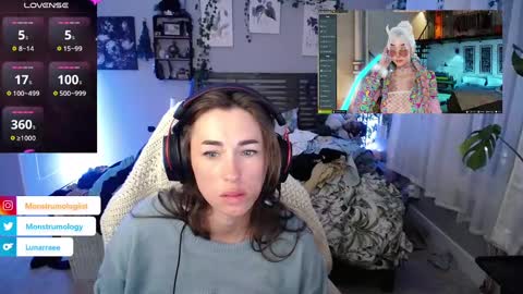 Snapshot of monstrumologist chatting on December 2024 03:29:02 AM Lydia Mooney online show from December 2024 03:29:02 AM