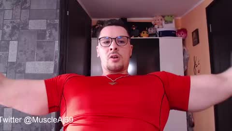 Snapshot of muscleaj69 chatting on March 2025 01:57:02 PM AJ online show from March 2025 01:57:02 PM