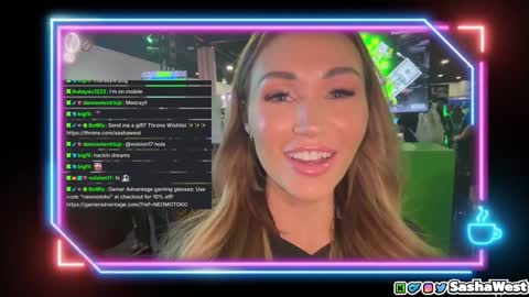 Snapshot of neomotoko chatting on February 2025 02:47:02 AM Sasha West online show from February 2025 02:47:02 AM