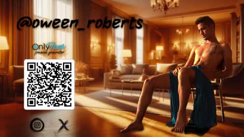 Snapshot of oween_roberts chatting on January 2025 02:20:02 AM Oween online show from January 2025 02:20:02 AM