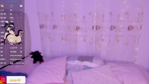 Snapshot of purplelilith3 chatting on April 2026 02:25:01 AM Purple Lilith online show from April 2026 02:25:01 AM